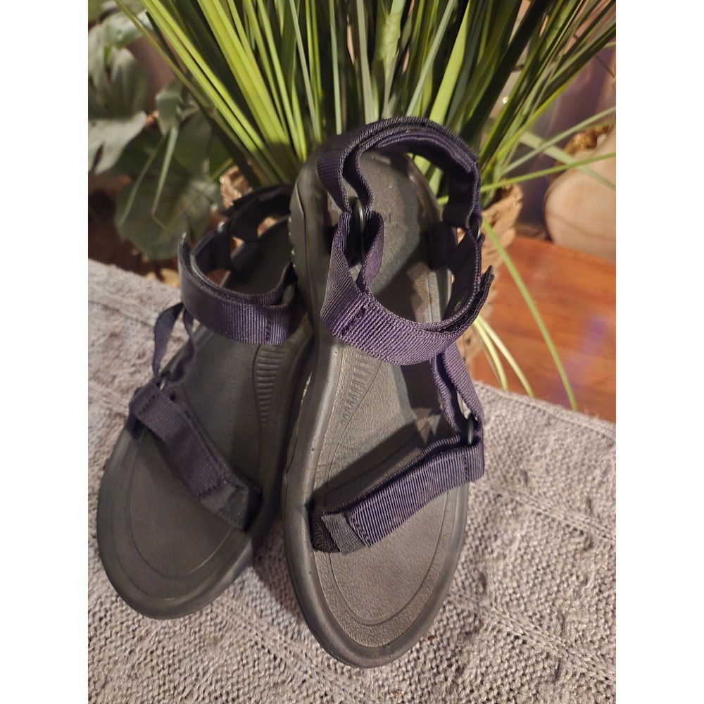 TEVA Hurricane XLT2 Sandals Women 8 Navy Blue Black Strappy Hiking